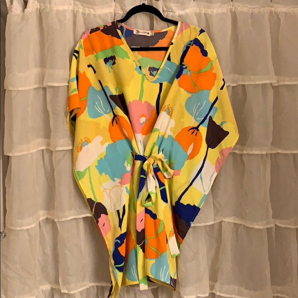 Buddy Love Printed Dolman Sleeve Dress